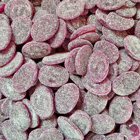 Sour Blackcurrant Ovals (Gelatin Free)